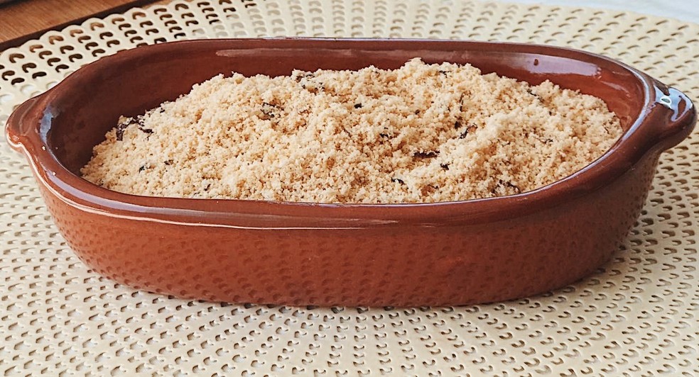 Farofa artesanal de cebola crocante🍽