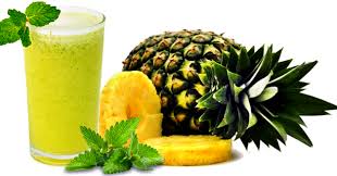 Suco de abacaxi com hortelã🍍