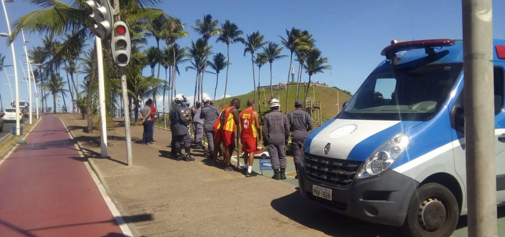 Alarme falso mobiliza Graer e Bombeiros na orla da Barra neste domingo