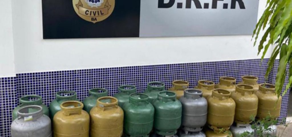 Polícia recupera carga furtada de botijão de gás em Jequié