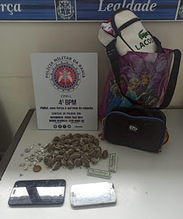 Adolescente é apreendido com drogas, na região do Miguel Velho em Alagoinhas.