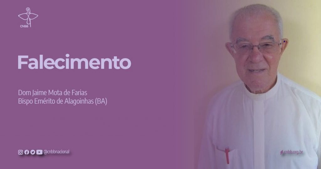 Morre Dom Jaime Mota de Farias, bispo emérito de Alagoinhas