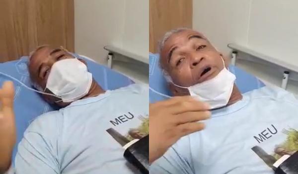 Pastor Sargento Isidório grava vídeo internado em hospital; “devolvam minhas orações, que o ‘bicho’ tá pegando”
