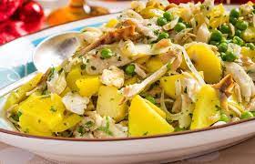 Salada de bacalhau com batata 🥔