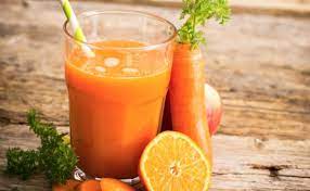 Receita de suco de laranja e cenoura 🥕