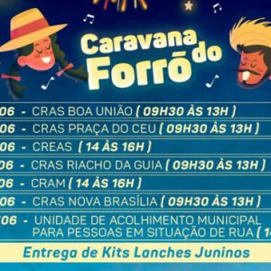Prefeitura de Alagoinhas fará entrega de kits com lanches juninos para os usuários dos serviços de assistência social