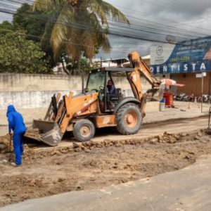 AVANÇAR CIDADES: SAAE realiza recomposição de ruas no Centro de Alagoinhas.