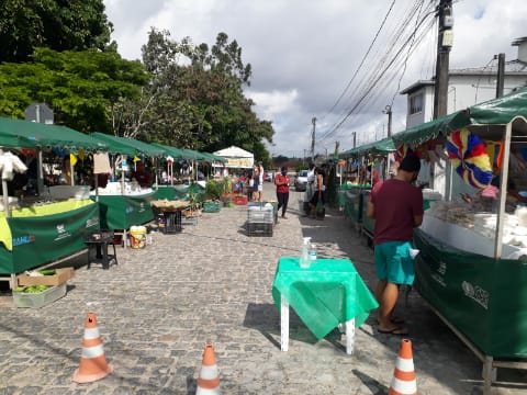 Alagoinhas: Feira da Agricultura Familiar foi realizada neste sábado(19), em clima de São João ;vídeo.