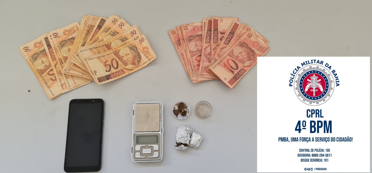 Quatro pessoas são presas por falsificação de moeda e celular roubado foi recuperado pela PM em Alagoinhas.