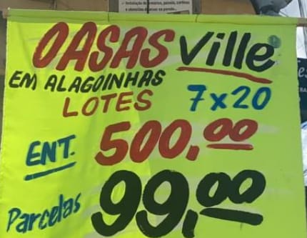 Alagoinhas: Fiscalização municipal embarca empreendimento imobiliário
