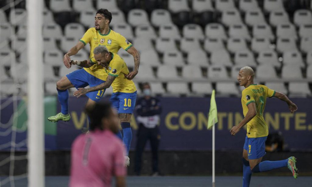 Brasil faz sua melhor partida, vence Peru e chega à final da ‘rejeitada’ Copa América