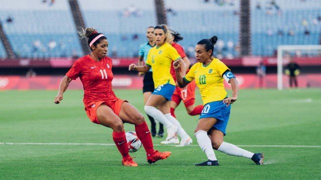 Olimpíadas: Brasil perde nos pênaltis para o Canadá e é eliminado no futebol feminino