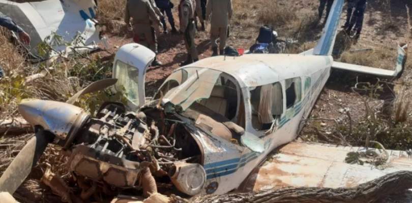 Avião cai no Mato Grosso por falta de combustível e quatro pessoas ficam feridas