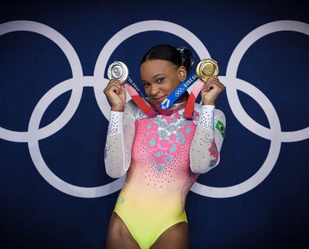 Só dá ela! Rebeca Andrade será porta-bandeira do Brasil no encerramento das Olimpíadas