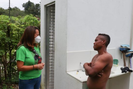Famílias da zona rural de Alagoinhas são beneficiadas com construção de banheiros e outras melhorias sanitárias