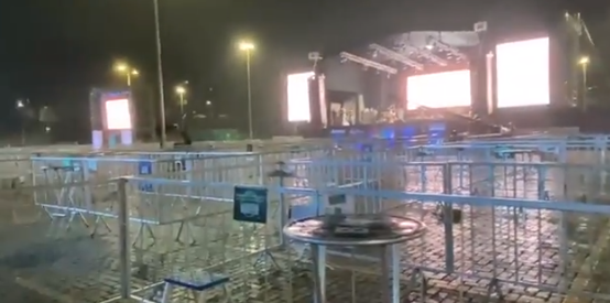 Chuva atrapalha evento teste realizado em Salvador; vídeo