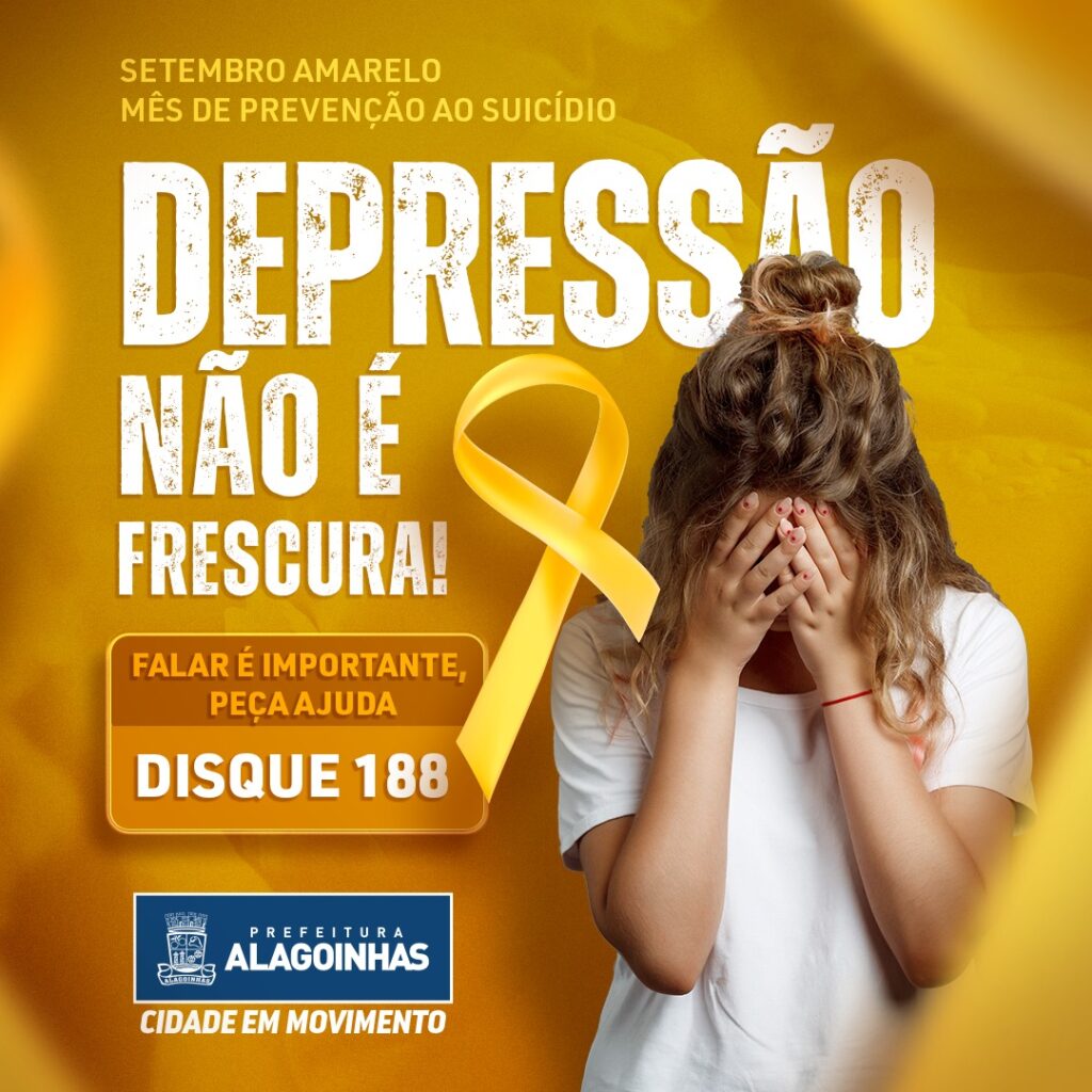 Campanha Setembro Amarelo alerta para a prevenção ao suicídio; confira a programação: