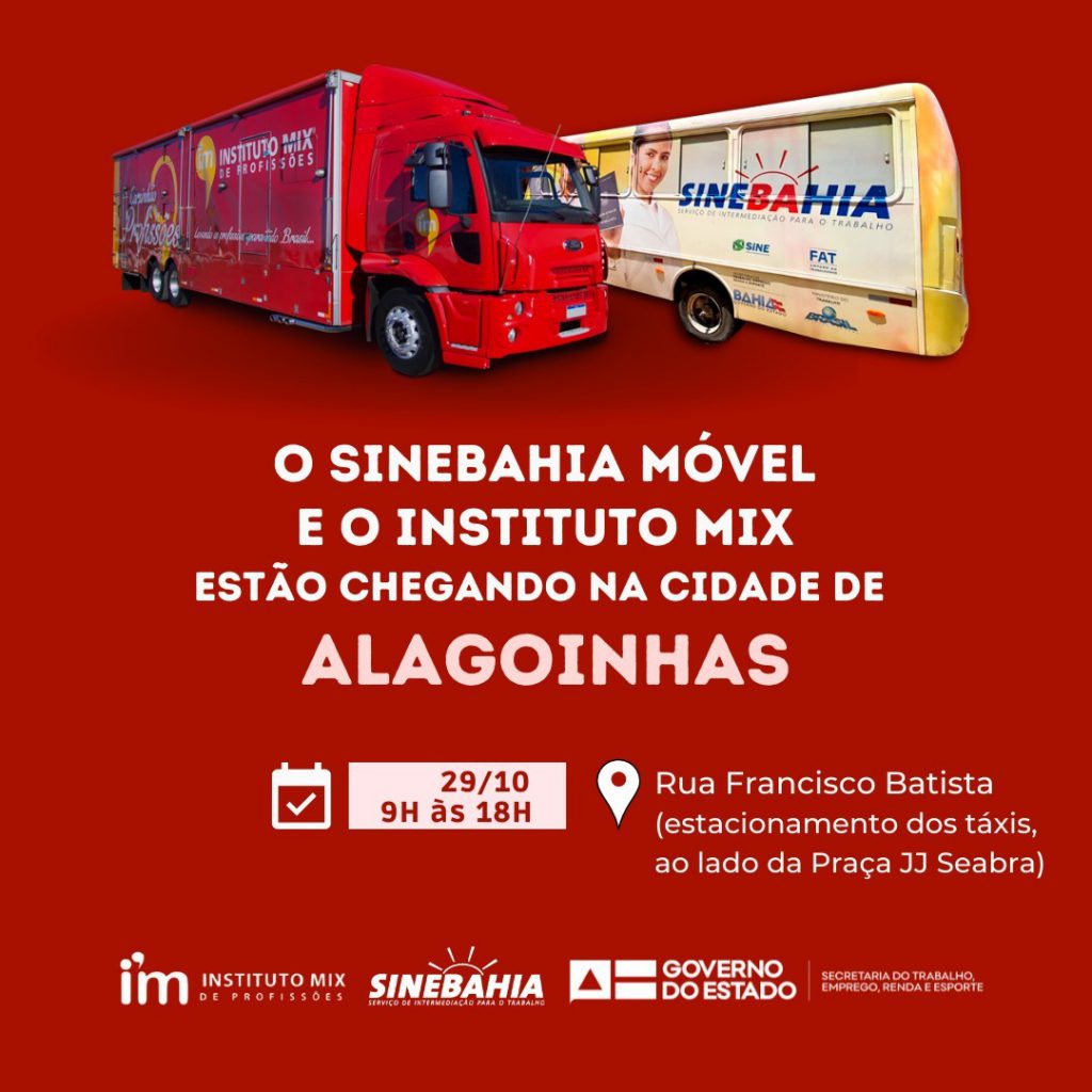 Evento de empregabilidade oferece 500 vagas de cursos em Alagoinhas; confira