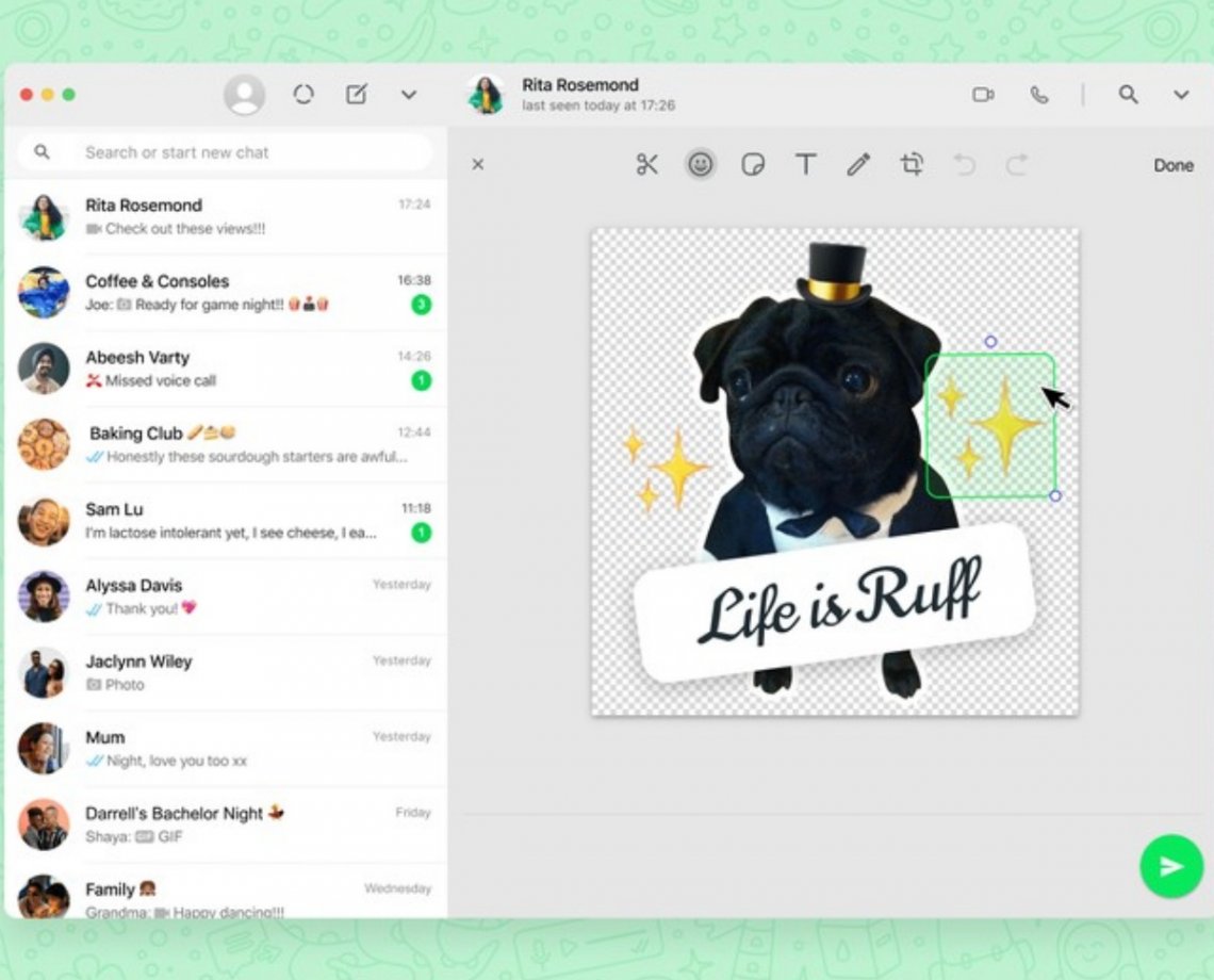 WhatsApp lança nova ferramenta e adquire seu próprio editor para criar figurinhas personalizadas; veja como fazer