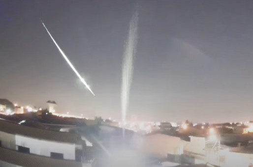 Assista: vídeo impressionante registra meteoro no céu do nordeste