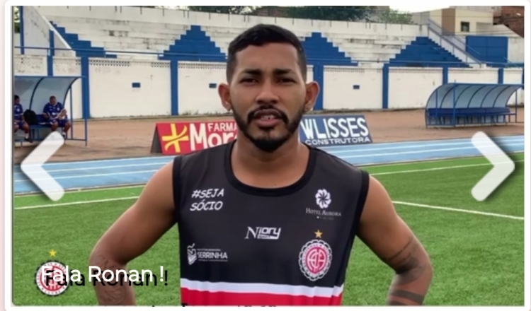 Atlético de Alagoinhas anuncia saída do atacante Ronan para o Sampaio Corrêa
