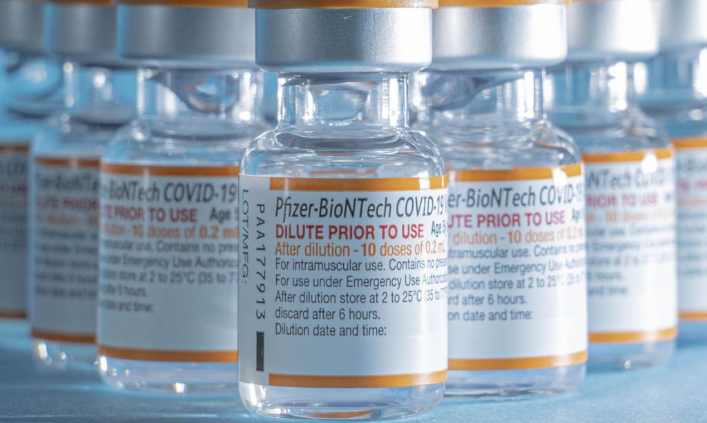 País recebe 1,8 milhão de doses pediátricas da Pfizer na segunda