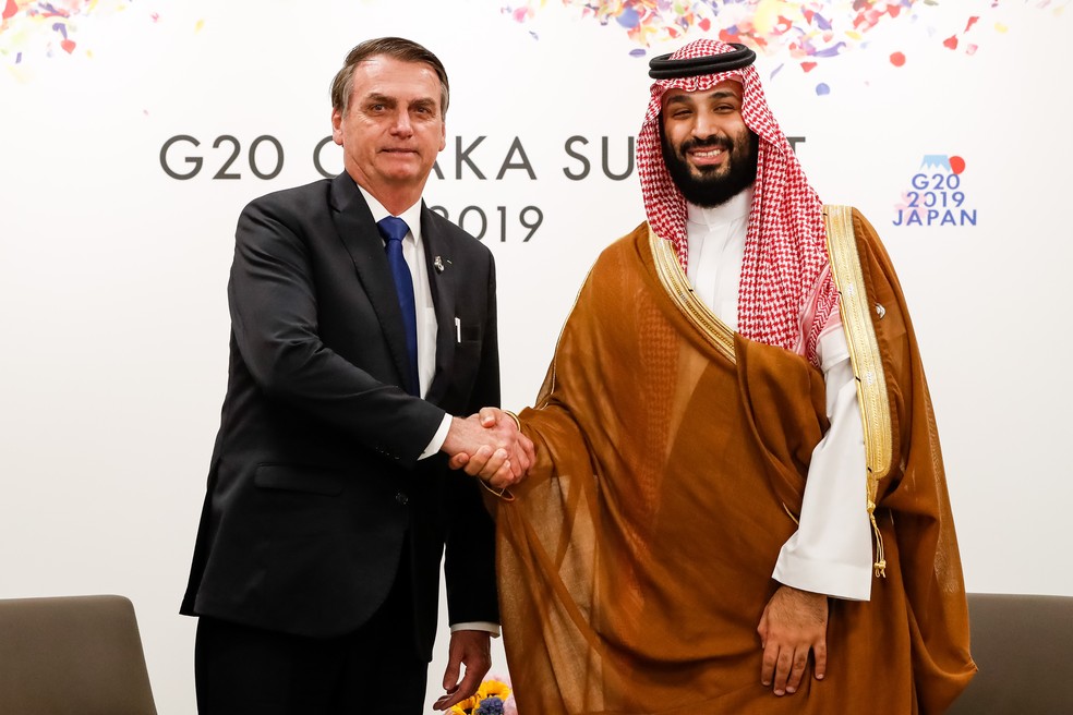Bolsonaro convida príncipe saudita para visitar o Brasil