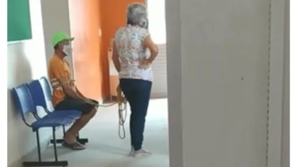 AL: Vídeo de homem amarrado para tomar vacina foi brincadeira entre colegas de trabalho