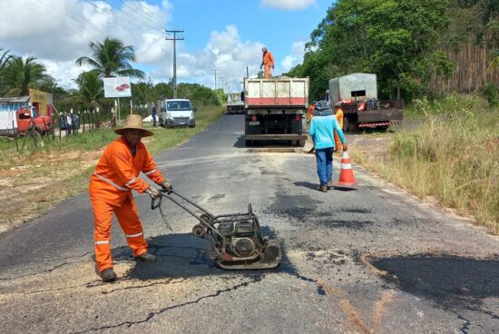 Mais de 90 toneladas de asfalto são gastas na Operação Tapa-Buraco em Buricica