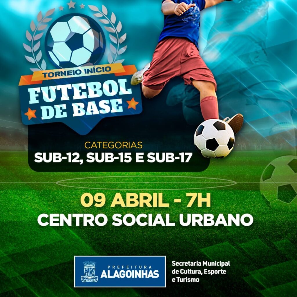 Torneio Início Futebol de Base, apoiado pela Prefeitura de Alagoinhas, certificou participantes das categorias sub-12, sub-15 e sub-17