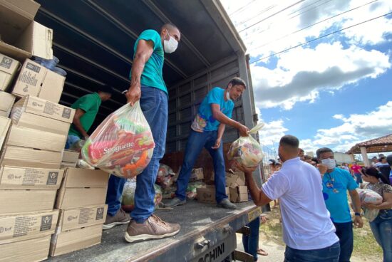 SEMAS entrega mais 1200 cestas básicas para famílias em vulnerabilidade