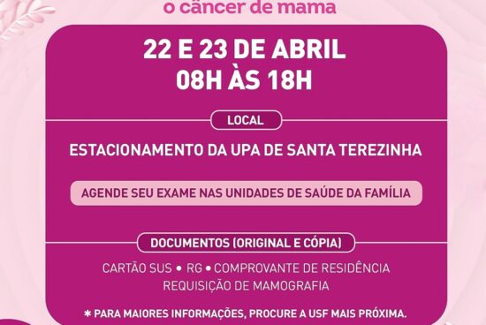 Segunda Carreta da Mamografia chega à Alagoinhas e disponibiliza 300 exames por dia