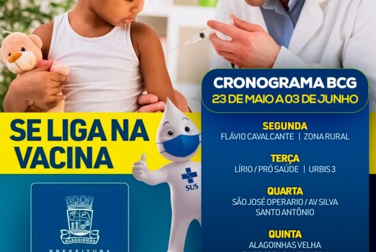 SESAU realiza aplicação da vacina BCG em recém-nascidos em Alagoinhas