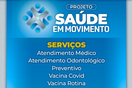 Projeto Saúde em Movimento chegará ao bairro Nulce Pereira nesta terça(10), em Alagoinhas