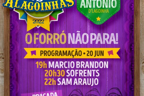 A Praça da Bandeira recebe a Vila de Santo Antônio D’Alagoinha nesta segunda (20), terça (21) e quarta-feira (22)