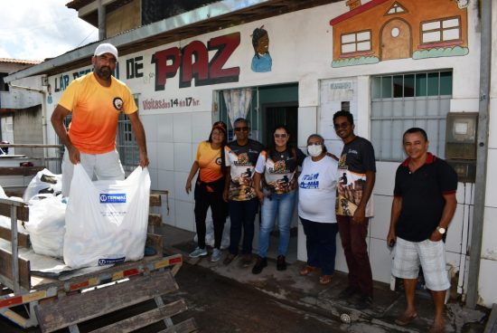 Cestas básicas recolhidas no 1° Cicloturismo são entregues a Lares de Idosos de Alagoinhas
