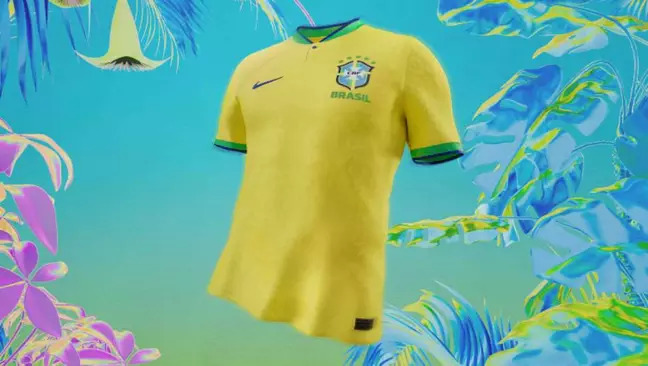 CBF apresenta camisa da seleção brasileira para Copa do Mundo no Catar