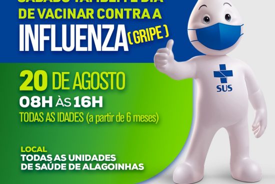 Mutirão de vacinação contra Gripe Influenza acontece neste sábado, 20 em Alagoinhas