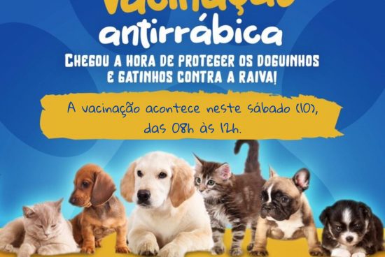 Dia D de vacinação antirrábica acontece neste sábado, 10 em Alagoinhas