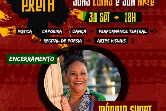 Praça Rui Barbosa recebe o evento “Nação Preta: Muheres, suas lutas e sua arte” nesta sexta-feira (30)