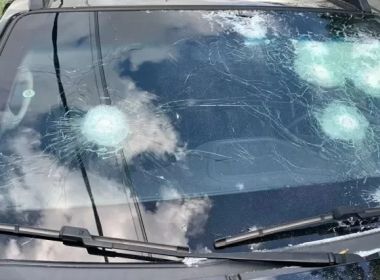 Veja as fotos da viatura da Polícia Federal após ataque de Roberto Jefferson