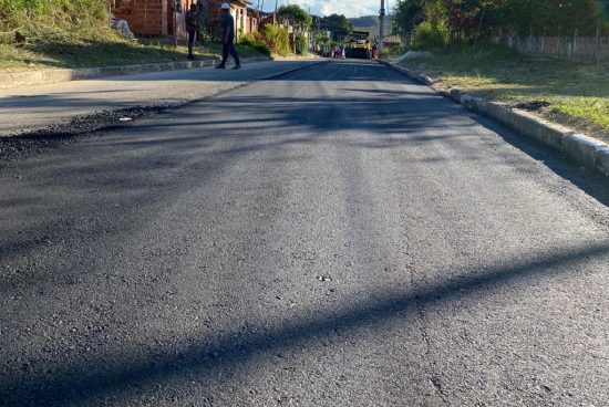 Alagoinhas: Ligação entre o Mangalô e a BR-101 recebe requalificação asfáltica