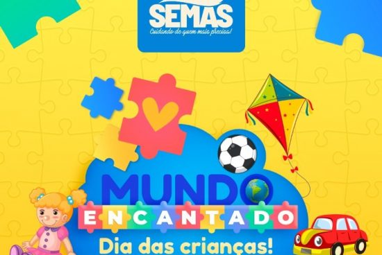 Prefeitura de Alagoinhas realiza o Mundo Encantado das Crianças, no dia 12 de Outubro, na Praça dos Esportes