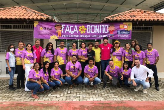 Faça Bonito: Alagoinhas encerra a Campanha de Combate ao Abuso e à Exploração Sexual contra Crianças e Adolescentes com dia voltado à construção de um jardim na Praça dos Esportes