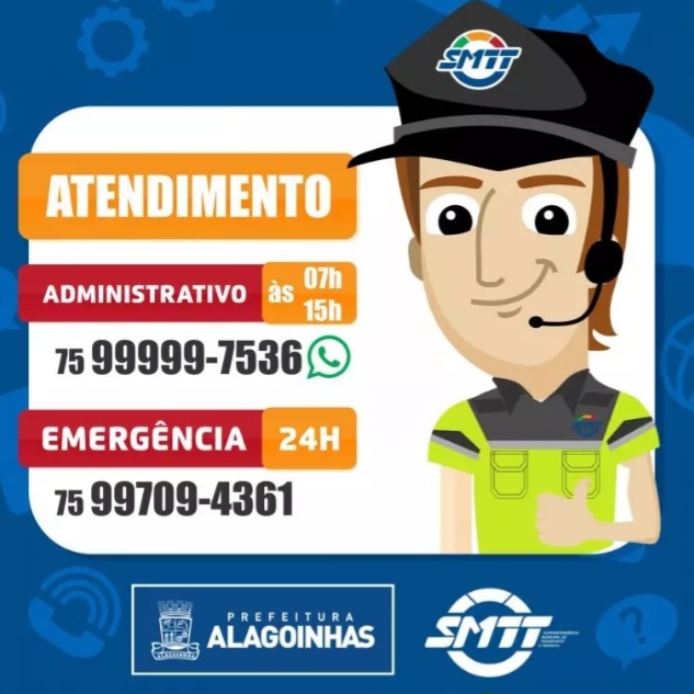SMTT disponibiliza novos números para atendimento ao público em Alagoinhas