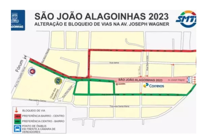 SMTT faz alteração no trânsito da Joseph Wagner para realização do Circuito Oficial do São João 2023