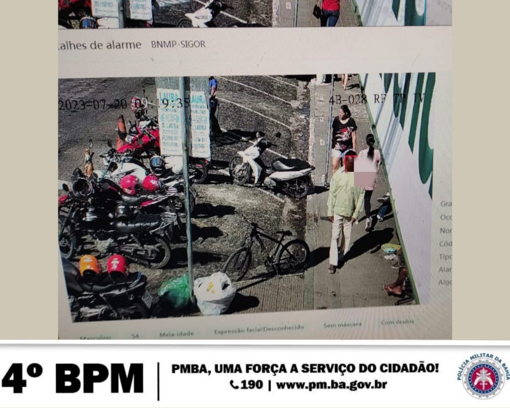 Policiais do 4° BPM prendem homem com mandado de prisão em aberto, após ser identificado pelas câmeras de reconhecimento facial