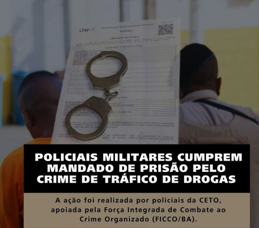 Em Alagoinhas, Policiais do 4º BPM prendem um homem com mandado de prisão em aberto por roubo
